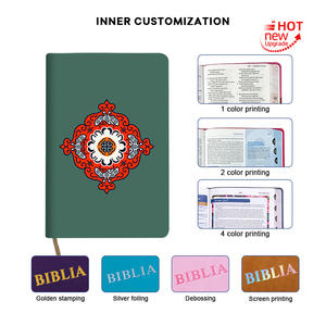 พระคัมภีร์ไบเบิลฉบับคิงเจมส์ รุ่นลิมิเต็ดอิดิชั่น ปกหนัง PU พิมพ์ออฟเซ็ต เย็บแบบล็อคสติทช์ ขนาดพกพา ราคาประหยัด เหมาะสำหรับเป็นของขวัญสำหรับชาวคริสต์ - Product Image 5