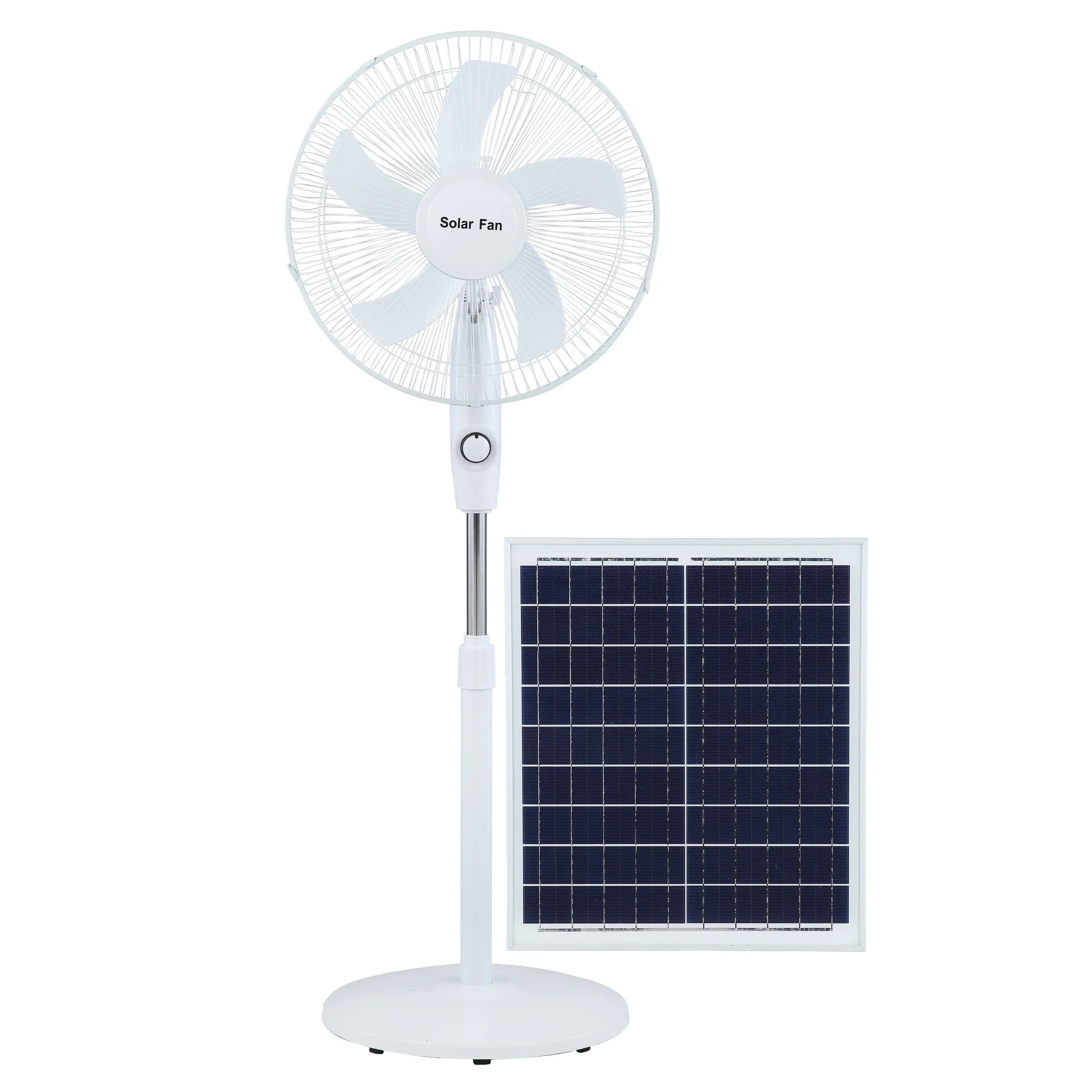 Standing Fans For 18 Inch AC Rechargeable With Solar Panel Solar Fan Home