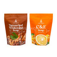 Aangepaste Stand-Up Pouch Fabriek Directe Beveiliging Ziplock Tas Waterdichte Plastic Verpakking Voor Zeep Oem Odm Leverancier