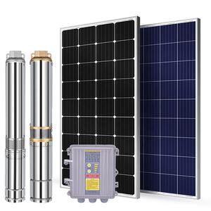 관개용 4 인치 1HP 72V 대형 유량 스테인레스 스틸 DC 수중 태양열 펌프 - Product Image 6