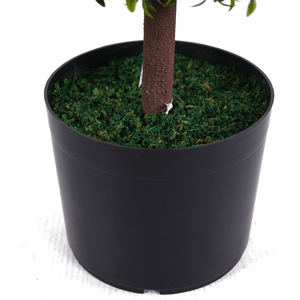 Arbres Topiaires Artificiels d'Extérieur LUYI - Cèdre Bonsaï Vert <span class=keywords><strong>en</strong></span> <span class=keywords><strong>Pot</strong></span> de 56 cm - Meilleurs Arbres Artificiels <span class=keywords><strong>en</strong></span> Boule de Chine - Haies de Buis - Product Image 4