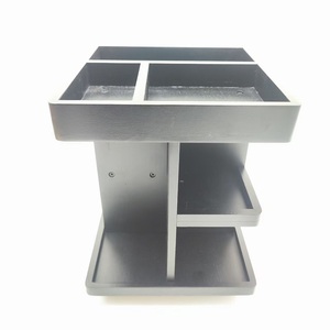 360-degree Wood <strong>Rotating</strong> Dressing Table, Layer-by-layer Organizing Desktop, Lipstick, Wooden Skin Care Products <strong>Shelf</strong> - Product Image 6