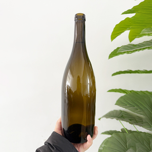 240ml 720ml 1500ml 1800ml Màu Đen Nâu ô liu màu xanh lá cây Thủy Tinh chai rượu vang với nút chai cho rượu sake rượu vang <span class=keywords><strong>soju</strong></span> makgeolli rượu vang lấp lánh - Product Image 4