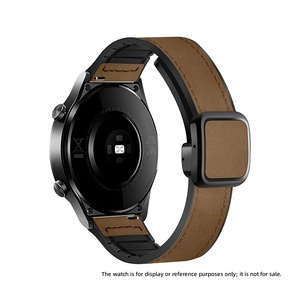 <span class=keywords><strong>Correa</strong></span> de Reloj de Silicona de 20mm/22mm con Hebilla Magnética Plegable y Diseño Crazy Horse para <span class=keywords><strong>Watch</strong></span> 5 - Product Image 6