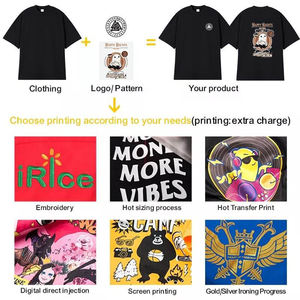 Vente en gros de t-shirts personnalisés de haute qualité avec logo personnalisé, 210g, t-shirts d'été surdimensionnés pour <span class=keywords><strong>homme</strong></span>, impression à la demande - Product Image 6