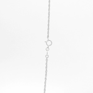 Classic Smooth Braided White Pt950 Fine <b>Rope</b> <b>Chain</b> Necklace For Women Daily Wear Luxury Platinum Jewelry - Product Image 2