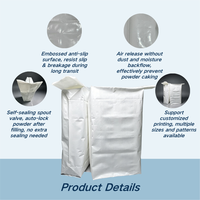 Antistatischer 25kg PE-Ventilsack für Feinchemikalienpulver Mehrschichtig Verstärkter Sack