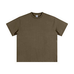 Venta al por mayor 345gsm camiseta en blanco personalizado 100% algodón camiseta Impresión logotipo para hombres camisetas lisas impresas blanco negro camiseta - Product Image 6