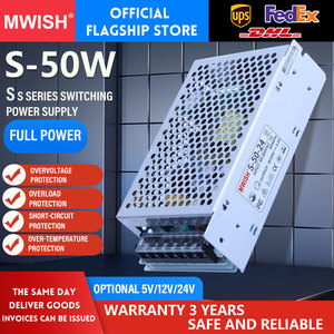 Mwish <span class=keywords><strong>S</strong></span>-50-12 50 Wát 12V 4.2A chuyển mạch cung cấp điện AC để DC dẫn lái xe cho LED Strip ánh <span class=keywords><strong>s</strong></span>áng CCTV <span class=keywords><strong>Camera</strong></span> Hệ thống an ninh - Product Image 3