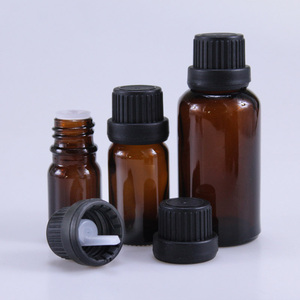 Frascos de Vidrio Ámbar de 10 ml, 15 ml y 30 ml <span class=keywords><strong>para</strong></span> Aceites Esenciales, Frascos Cuentagotas de Vidrio Vacíos con Reductores de Orificio <span class=keywords><strong>para</strong></span> Aromaterapia y Aceites de Fragancia - Product Image 5