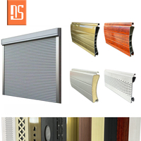 Lames de porte à enroulement en aluminium insonorisées et isolées thermiquement, accessoires de bâtiment écoénergétiques pour portes et fenêtres
