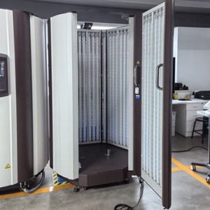 Cabina de Fototerapia UVB de Banda Estrecha de Cuerpo Completo Tipo Hospital, Cabina Vertical de Fototerapia UVB para Psoriasis, Vitíligo, Eccema - Product Image 4