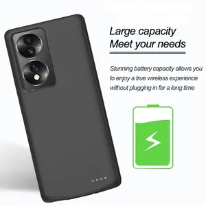 6800mAh cho Honor 70 Pin trường hợp 70 Pro + cộng với túi điện thoại trường hợp đối với Honor 70 PRO pin sạc trường hợp ngân hàng điện Bìa - Product Image 5