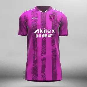 Custom new design high quality china supplier factory top quality plum color women soccer jerseys 2021 2022