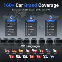 Herramientas de Diagnóstico para Automóviles Nuevas de 2026, VDIAGTOOL D200 Inalámbrico BT, Escáner de Sistema Completo OBD2, Escáner Bidireccional, Actualización Gratuita, PK XTOOL A30M