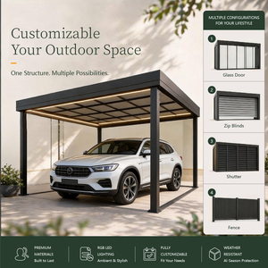 Pabellón de Aluminio con Control Remoto, Motorizado, Ajustable, Apertura y Cierre Automático, Gazebo para Jardín o Terraza - Product Image 2