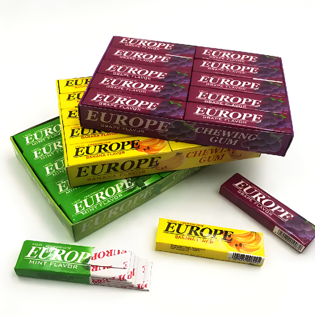 Wholesale Custom Fruit Flavor Stick Chewing Gum