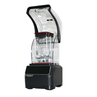 Blender commercial professionnel 2000W 2L, machine à broyer la glace pour les magasins de bubble tea, blender haute vitesse robuste pour les smoothies