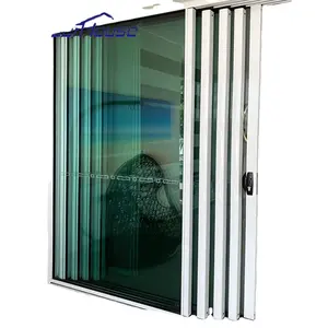 Наружная дверь Superhouse 24 дюйма, большие алюминиевые стеклянные двери для продажи