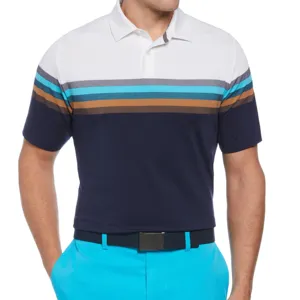 Shirts Promotional Quick Dry Lightweight Fun Men Company Outrageous Spf50 Silk Plain Silk Patterned Golf Polo Shirt