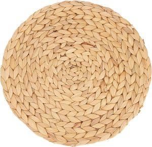 Heat Resistant Classic <b>Round</b> Non-Slip Handmade Braided Woven Eco-Friendly Dinner Table Mats <b>Placemat</b> for Kitchen Wedding - Product Image 5