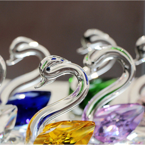 Pequeño Cisne estatuilla de cristal favores de la boda MH-D0447 - Product Image 4