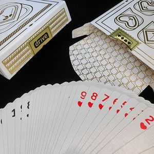 Cartes à Jouer de Collection Ted 62x87mm Thème Magique Papier à Noyau Noir Allemand Bordure Dorée Cartes de Poker - Product Image 1
