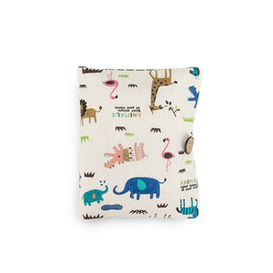 Bolsa de Almacenamiento para Pañales de Bebé con Cierre de Botón a Presión, Diseño de Puntos y Árboles, Portátil y Multiusos, para Toallitas Húmedas y Pañales - Product Image 6