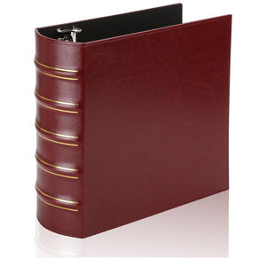 <span class=keywords><strong>Carpeta</strong></span> de cuero Retro A4 3 agujeros <span class=keywords><strong>tipo</strong></span> D <span class=keywords><strong>carpeta</strong></span> protectores de esquina de latón <span class=keywords><strong>carpeta</strong></span> de archivos artificiales para oficina profesional y escuela - Product Image 1