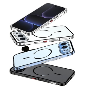 Funda Magnética Pop-up para <span class=keywords><strong>Honor</strong></span> 500 Pro, Funda Protectora Metálica Magnética Pop-up con Panel Trasero Mate - Product Image 1