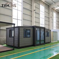 Bâtiment modulaire polyvalent avec aménagement de pièces flexible, kits de maisons préfabriquées, maison modulaire, maison conteneur isolée