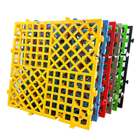 40*40*3cm Direktverkauf ab Werk Rutschfeste Verschleißfeste Schnellmontage PP Ineinandergreifende Bodengitterplatten für Autowaschanlagen und Werkstätten