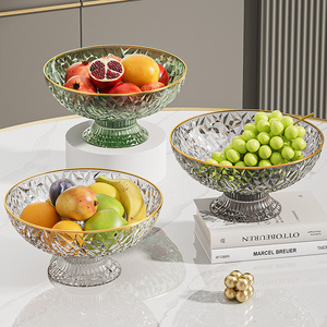 Diamond Texture Drain Fruit Basket Snake Fruit Plate <strong>Dessert</strong> Cake <strong>Tray</strong> Plate Luxury <strong>Tray</strong> - Product Image 3