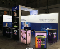 Support d'exposition 3x3, conception de cabine d'exposition, support de salons commerciaux