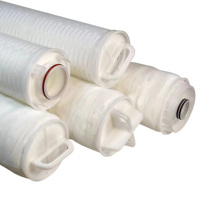 Élément filtrant plié microporeux à ailettes 222 élément filtrant à grand débit