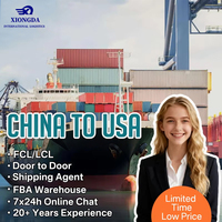 Transit maritime multimodal fiable FCL LCL Conteneurs 20ft 40ft Agent de fret maritime vers les États-Unis
