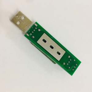 ตัวต้านทานโหลดกระแสไฟฟ้าแบบดิจิตอลขนาดเล็กพอร์ต USB 2A/1A พร้อมสวิตช์1A ไฟ <span class=keywords><strong>LED</strong></span> สีเขียว/2A - Product Image 3