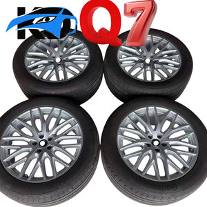 Jante de roue de secours d'origine pour Audi Q7 avec <span class=keywords><strong>pneu</strong></span> authentique 285 40 R20, jante de <span class=keywords><strong>pneu</strong></span> de voiture authentique pour Audi Q7 Ntinental UltraContact - Product Image 1