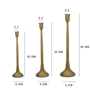 Juego <span class=keywords><strong>de</strong></span> 3 <span class=keywords><strong>Candelabros</strong></span> <span class=keywords><strong>de</strong></span> Hierro Negro Estilo Americano Vintage, Hechos a Mano, Ecológicos, <span class=keywords><strong>de</strong></span> Metal Dorado, <span class=keywords><strong>para</strong></span> Comedor, Sala <span class=keywords><strong>de</strong></span> Estar, Navidad - Product Image 6