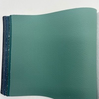 Simili cuir PU vert imperméable élastique fini pour meubles, canapé, épaisseur 1,2 mm, pour siège de voiture et chaise