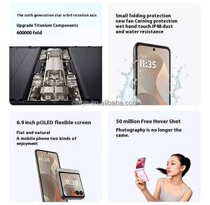 Versión Global, Gran Oferta, <span class=keywords><strong>Razr</strong></span> con 40% de Descuento, Teléfono Flip 5G, Pantalla AMOLED de 6.9 Pulgadas y 120Hz, Dimensity 7400X, Cámara Frontal de 32MP, Cámara Principal de 50MP+13MP - Product Image 6