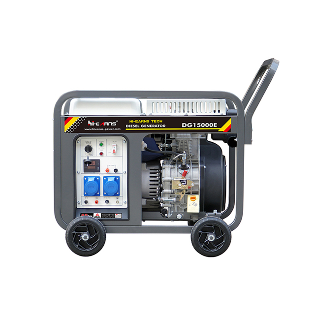 12.5KVA 10KW DG15000E Small Double-Cylinder Digital Display 220V Frequency 50Hz diesel Generator Set