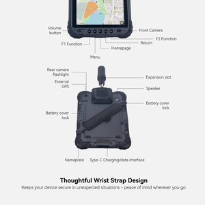 แท็บเล็ตพกพา SingularXYZ T8 Pro ระบบ RTK GNSS ระบุตำแหน่งรวดเร็ว ทนทาน ระบบ Android Rtk Gps สำหรับงานสำรวจก่อสร้าง - Product Image 1