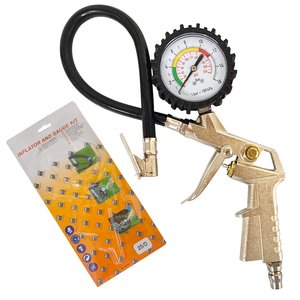 Kit de Inflador de Neumáticos y Manómetro con Cuerpo de Metal de Latón - Product Image 3