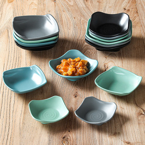 Vajilla <span class=keywords><strong>de</strong></span> melamina moderna, <span class=keywords><strong>plato</strong></span> frío comercial para aperitivos, cuencos creativos para KTV, carne crujiente pequeña francesa - Product Image 1