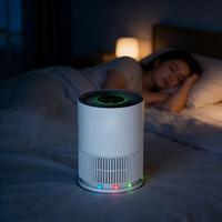 Purificateur d'air HEPA mini portable multifonctionnel, antibactérien, écologique, de qualité supérieure, avec Wi-Fi, pour éliminer les odeurs