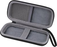 Étui rigide gris durable en gros avec fermeture éclair, sac à clapet, doublure en velours, fermeture à glissière, sangle élastique pour hygromètre MMD4E