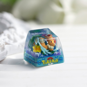 3D Printed Resin Pokemoned Umbreon Artisan <b>Keycap</b> Hand‑Made Mini Landscape Custom <b>Keycap</b> for MX‑Structure Mechanical Keyboard - Product Image 3
