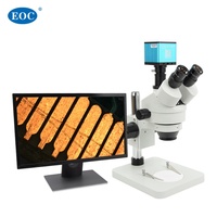 EOC Trinocular Binocular Stereo Microscope for Mobile Phone Optical Instrument with ROHS Certification High Quality-price Ratio
