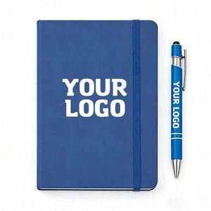 Carnet A6 personnalisé avec sangle élastique, carnet de notes promotionnel, cadeau d'entreprise, carnet de notes avec logo, bloc-notes en cuir PU - Product Image 1